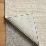Magnolia Home by Joanna Gaines x Loloi Henley Ivory / Silver Rug White Cliff Studio Area Rugs