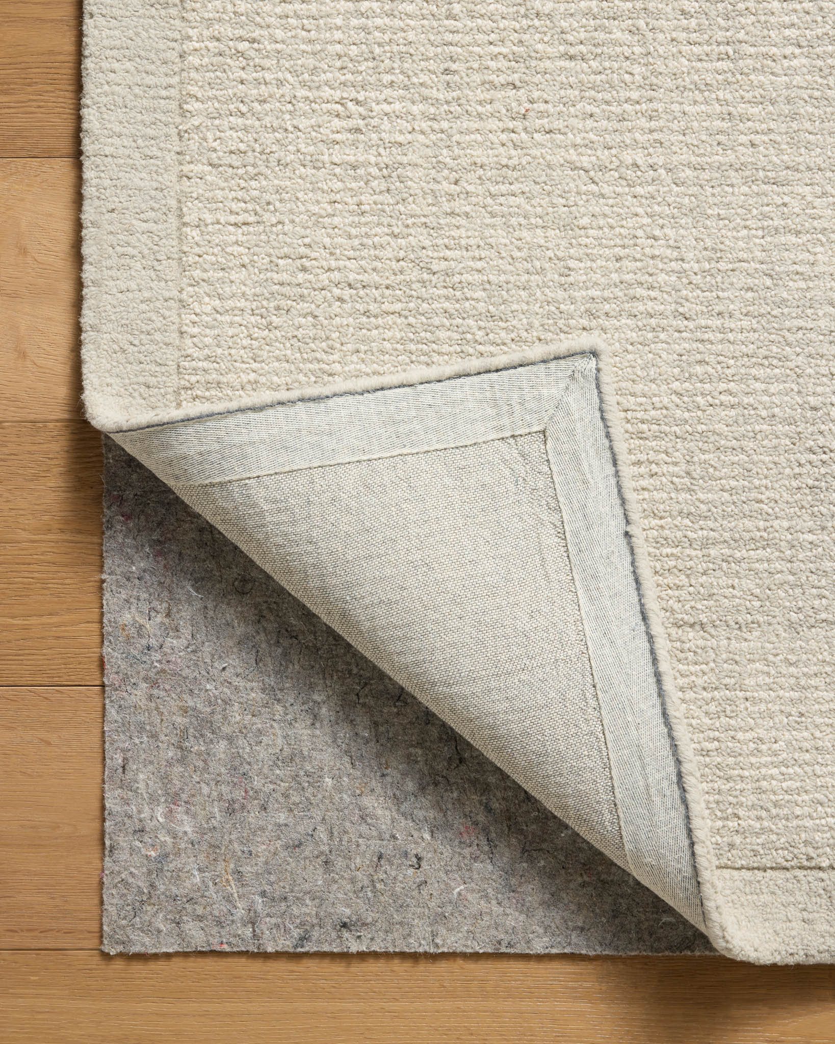 Magnolia Home by Joanna Gaines x Loloi Henley Ivory / Silver Rug White Cliff Studio Area Rugs