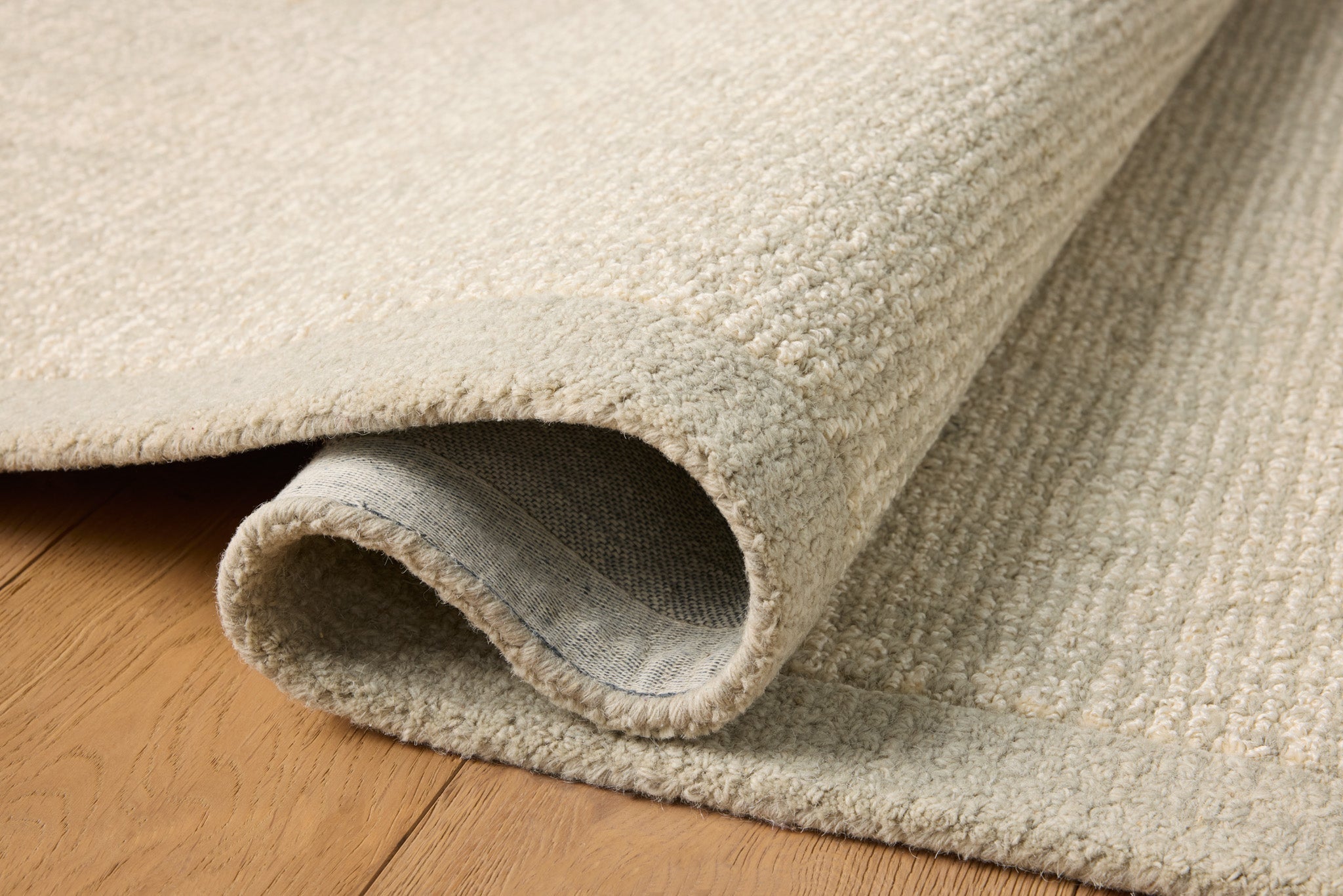 Magnolia Home by Joanna Gaines x Loloi Henley Ivory / Silver Rug White Cliff Studio Area Rugs