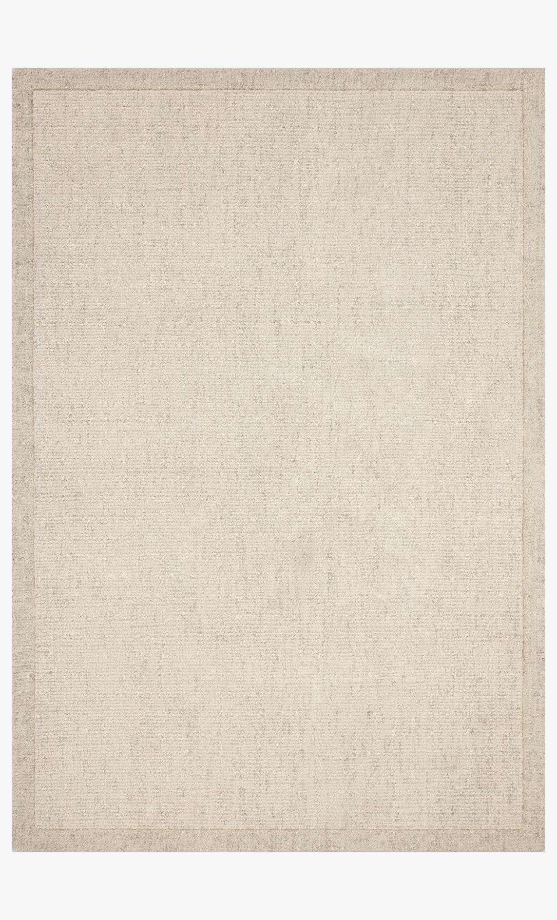 Magnolia Home by Joanna Gaines x Loloi Henley Ivory / Smoke Rug White Cliff Studio Area Rugs