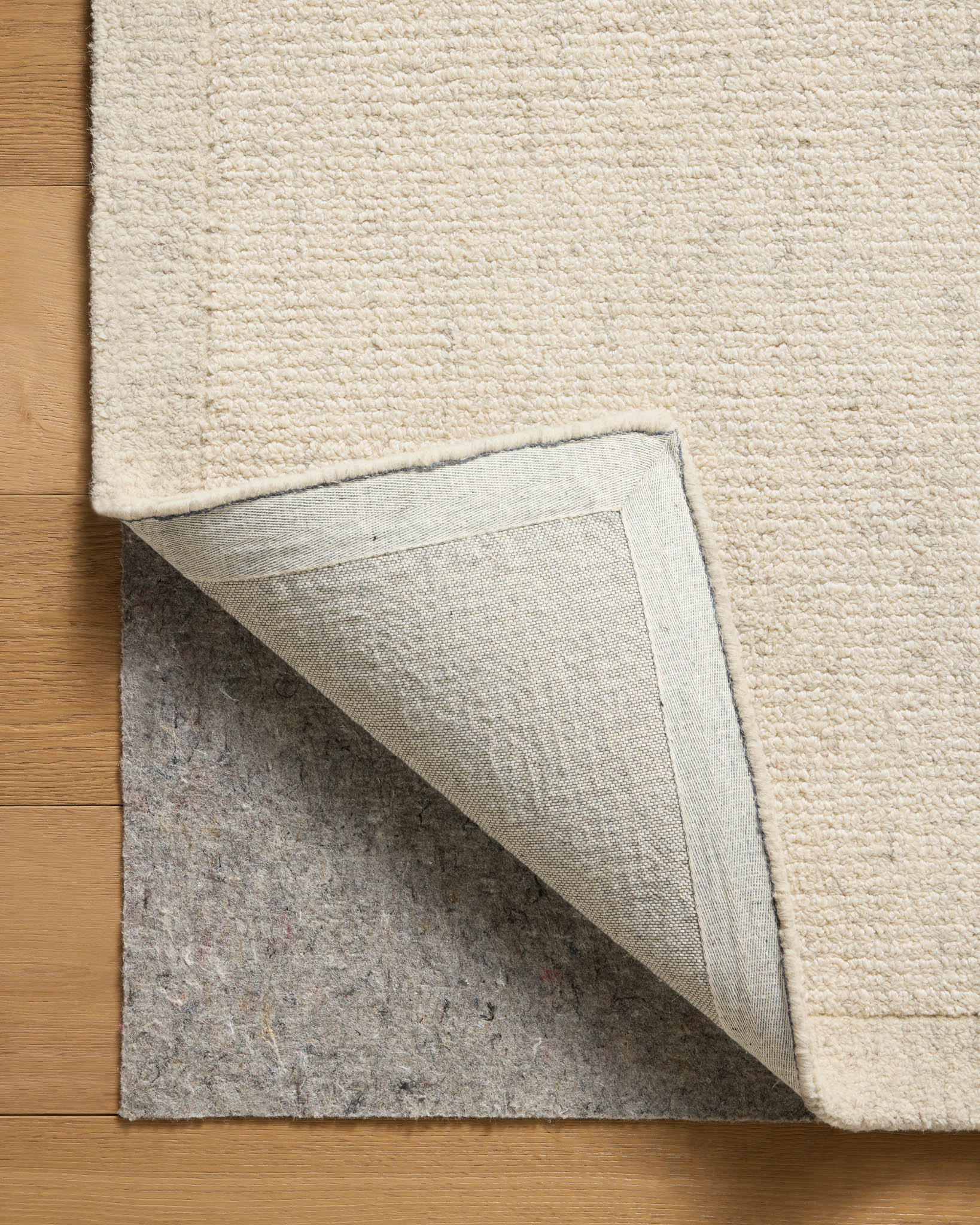 Magnolia Home by Joanna Gaines x Loloi Henley Ivory / Smoke Rug White Cliff Studio Area Rugs