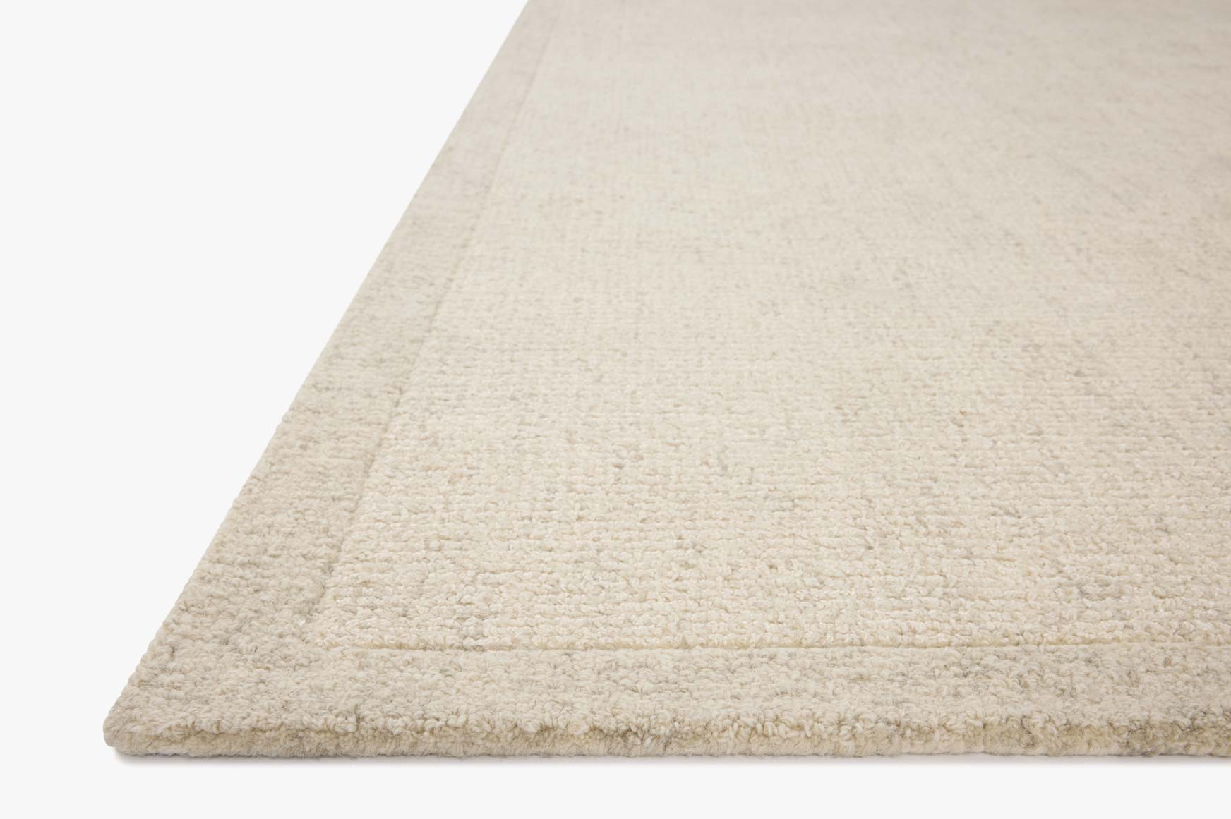 Magnolia Home by Joanna Gaines x Loloi Henley Ivory / Smoke Rug White Cliff Studio Area Rugs