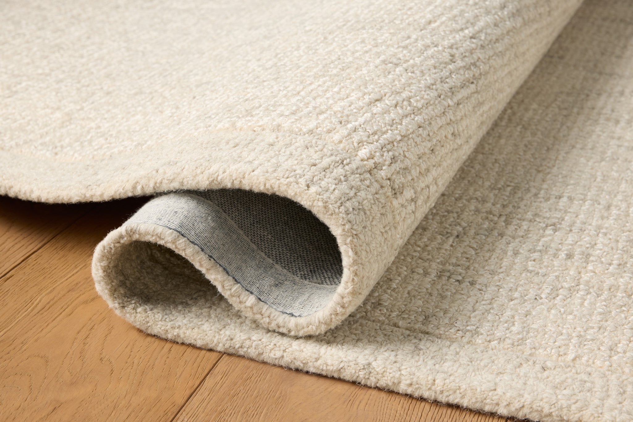 Magnolia Home by Joanna Gaines x Loloi Henley Ivory / Smoke Rug White Cliff Studio Area Rugs