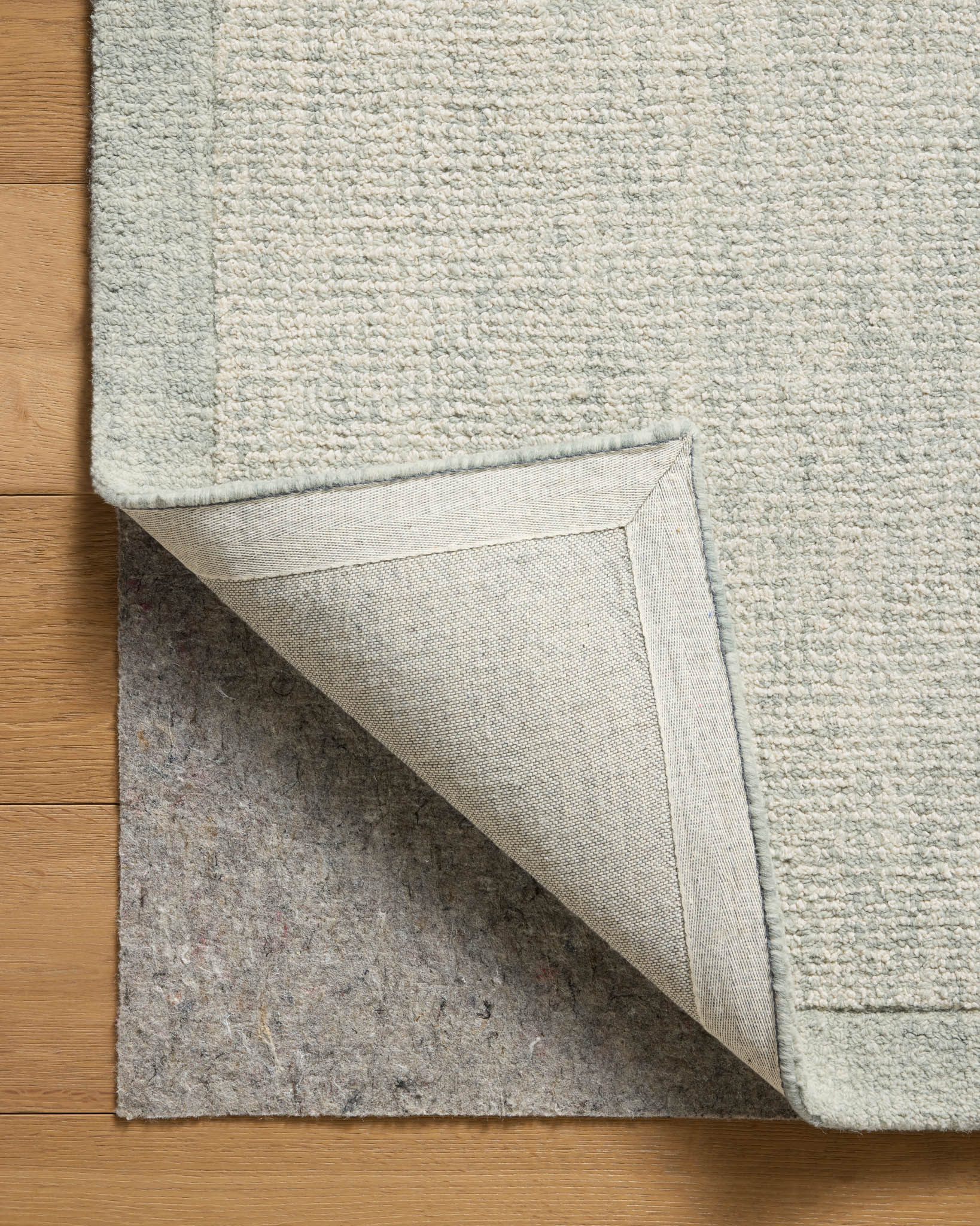 Magnolia Home by Joanna Gaines x Loloi Henley Ivory / Spa Rug White Cliff Studio Area Rugs