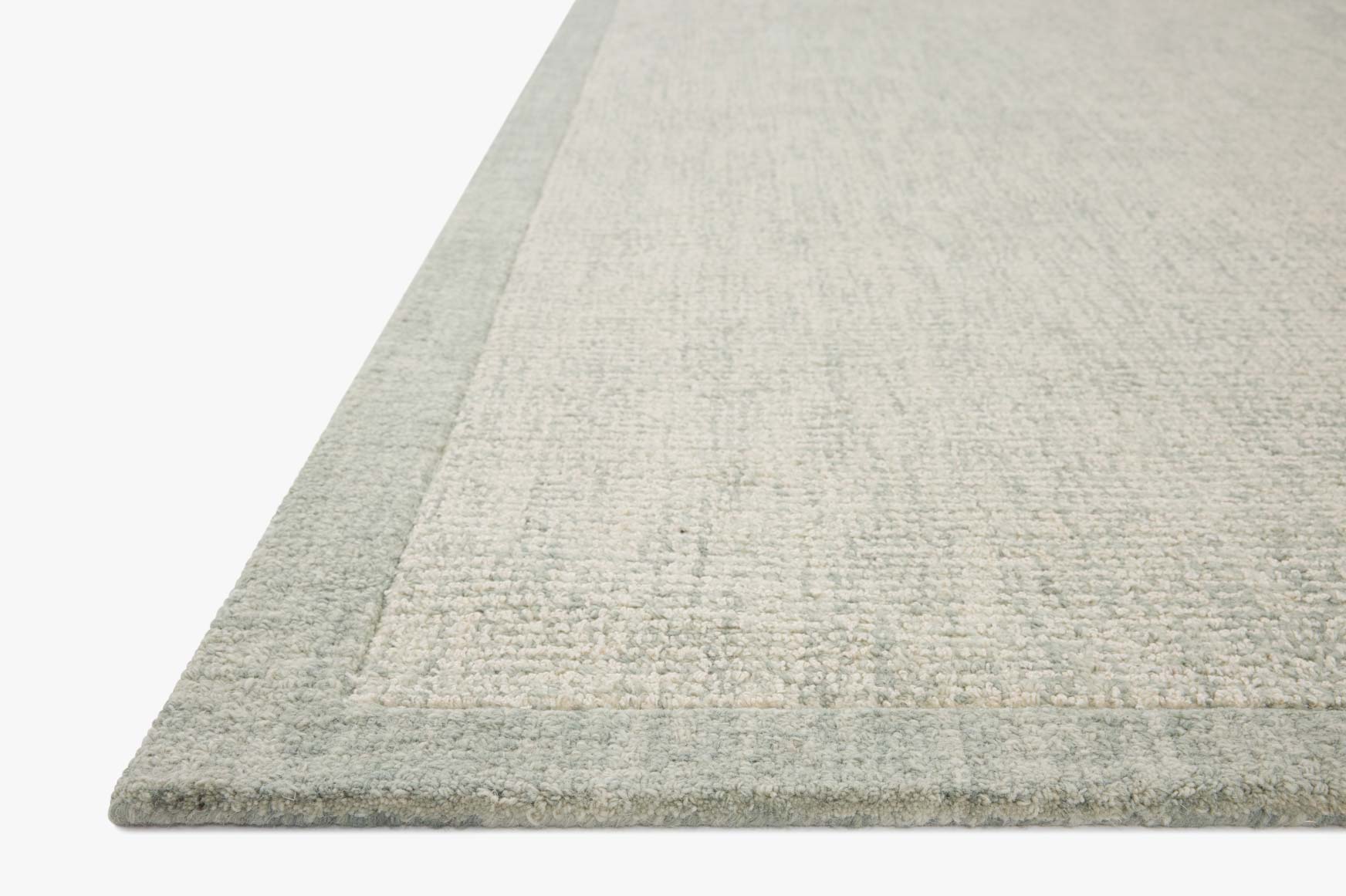 Magnolia Home by Joanna Gaines x Loloi Henley Ivory / Spa Rug White Cliff Studio Area Rugs