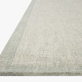 Magnolia Home by Joanna Gaines x Loloi Henley Ivory / Spa Rug White Cliff Studio Area Rugs