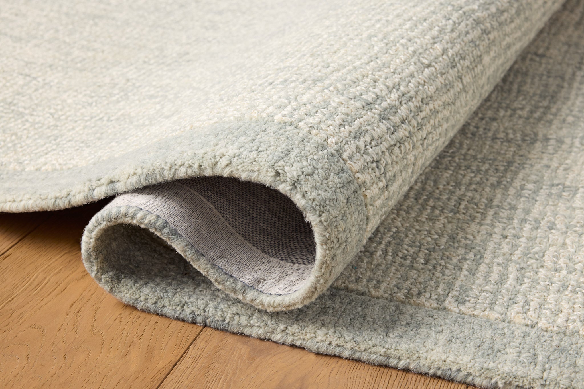Magnolia Home by Joanna Gaines x Loloi Henley Ivory / Spa Rug White Cliff Studio Area Rugs
