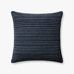 Magnolia Home by Joanna Gaines x Loloi Irene Navy Pillow White Cliff Studio Throw Pillows