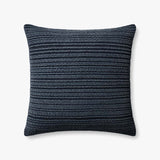 Magnolia Home by Joanna Gaines x Loloi Irene Navy Pillow White Cliff Studio Throw Pillows
