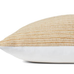 Magnolia Home by Joanna Gaines x Loloi Jana Ivory / Natural 13'' x 21'' Cover w/Poly Pillow White Cliff Studio Throw Pillows