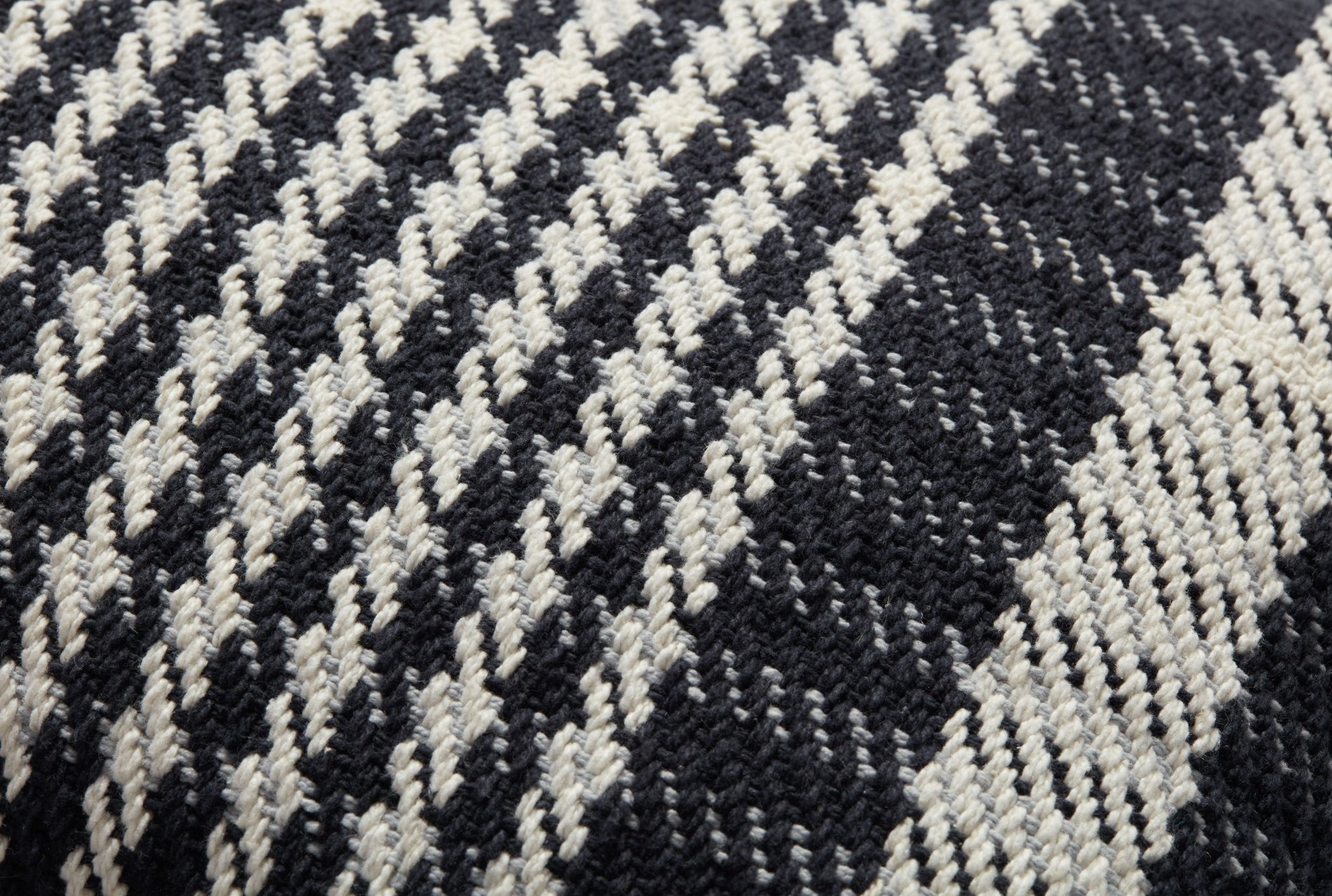 Magnolia Home by Joanna Gaines x Loloi Jesse PMH0058 Charcoal / Ivory 13'' x 21'' Cover w/Poly Pillow White Cliff Studio Throw Pillows