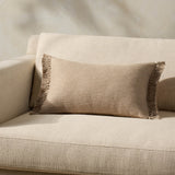 Magnolia Home by Joanna Gaines x Loloi Jett PMH0063 Beige 13'' x 21'' Cover Only Pillow