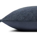 Magnolia Home by Joanna Gaines x Loloi Jett PMH0063 Navy 13'' x 21'' Cover Only White Cliff Studio Throw Pillows