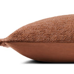 Magnolia Home by Joanna Gaines x Loloi Jett PMH0063 Rust 13'' x 21'' Cover Only Pillow