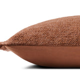 Magnolia Home by Joanna Gaines x Loloi Jett PMH0063 Rust 13'' x 21'' Cover Only Pillow