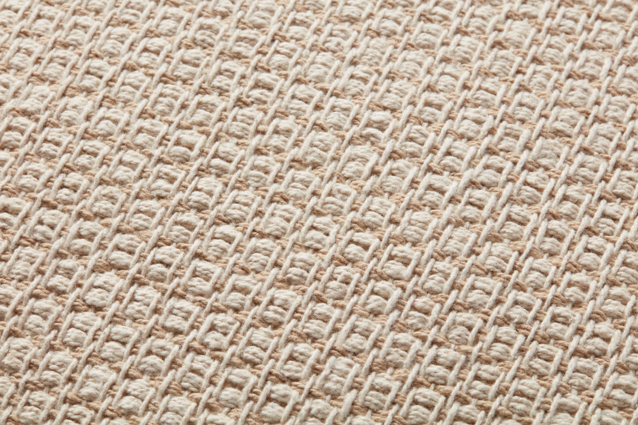 Magnolia Home by Joanna Gaines x Loloi Joy Beige / Ivory 22'' x 22'' Cover w/Poly Pillow White Cliff Studio Throw Pillows