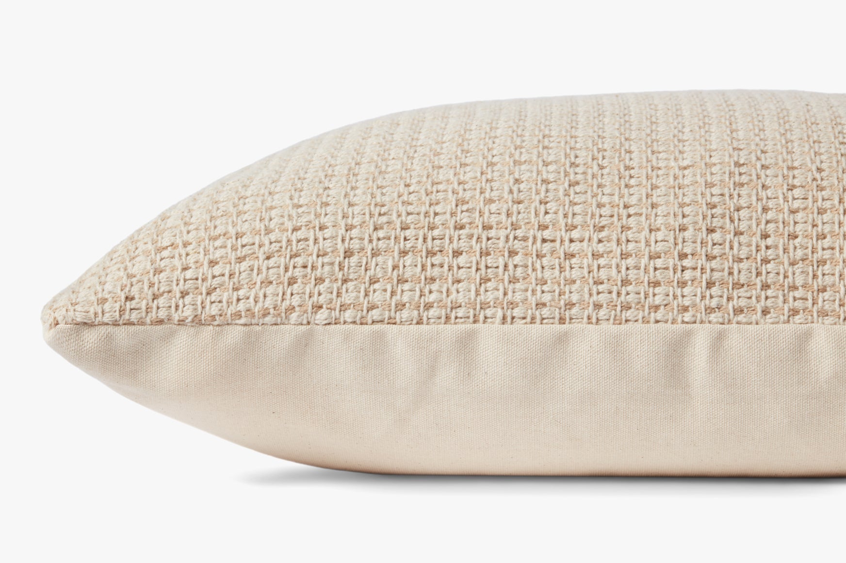 Magnolia Home by Joanna Gaines x Loloi Joy Beige / Ivory Pillow White Cliff Studio Throw Pillows