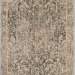 Magnolia Home by Joanna Gaines x Loloi Junie Blue / Natural 11' - 6" x 15' - 7" Area Rug White Cliff Studio Area Rugs