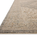 Magnolia Home by Joanna Gaines x Loloi Junie Denim / Natural 11' - 6" x 15' - 7" Area Rug White Cliff Studio Area Rugs