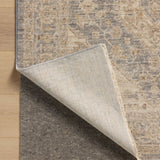 Magnolia Home by Joanna Gaines x Loloi Junie Denim / Natural 11' - 6" x 15' - 7" Area Rug White Cliff Studio Area Rugs