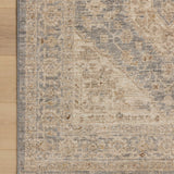 Magnolia Home by Joanna Gaines x Loloi Junie Denim / Natural 11' - 6" x 15' - 7" Area Rug White Cliff Studio Area Rugs