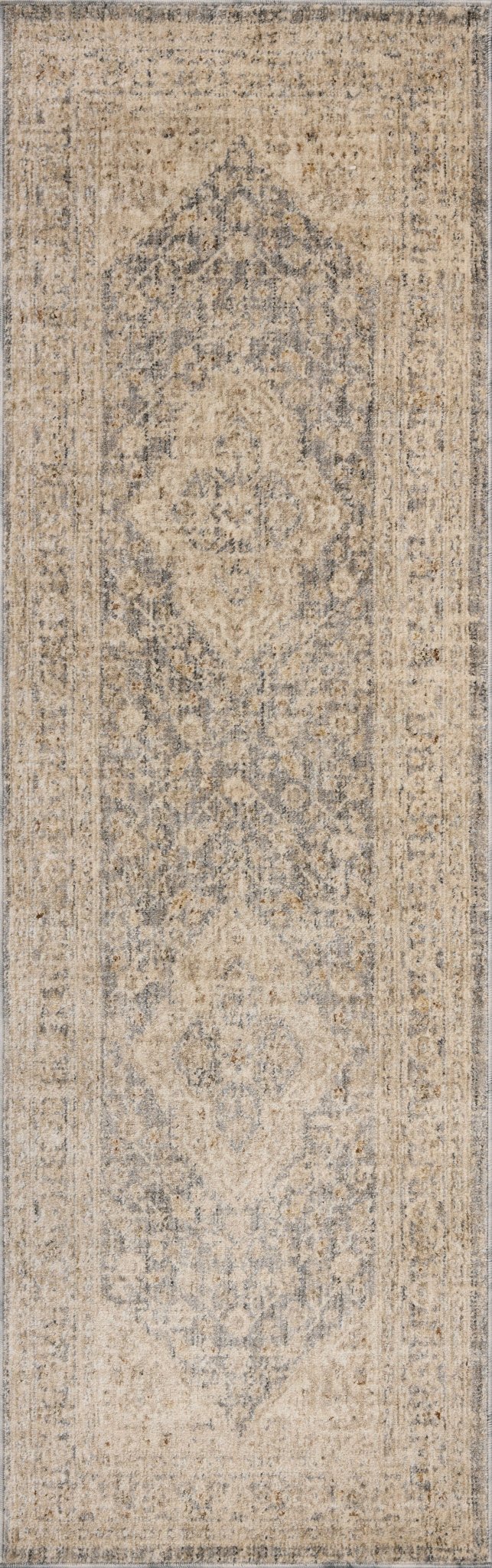 Magnolia Home by Joanna Gaines x Loloi Junie Denim / Natural 11' - 6" x 15' - 7" Area Rug White Cliff Studio Area Rugs