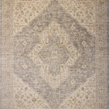 Magnolia Home by Joanna Gaines x Loloi Junie Denim / Natural 11' - 6" x 15' - 7" Area Rug White Cliff Studio Area Rugs