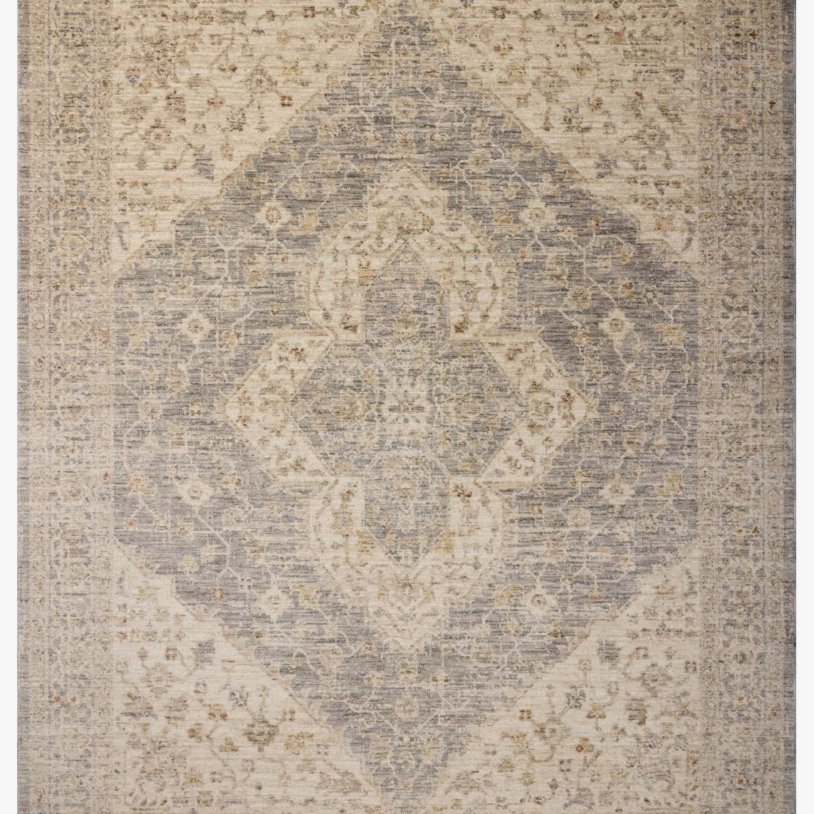 Magnolia Home by Joanna Gaines x Loloi Junie Denim / Natural Rug White Cliff Studio Area Rugs