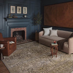 Magnolia Home by Joanna Gaines x Loloi Junie Moss / Natural 11' - 6" x 15' - 7" Area Rug White Cliff Studio Area Rugs