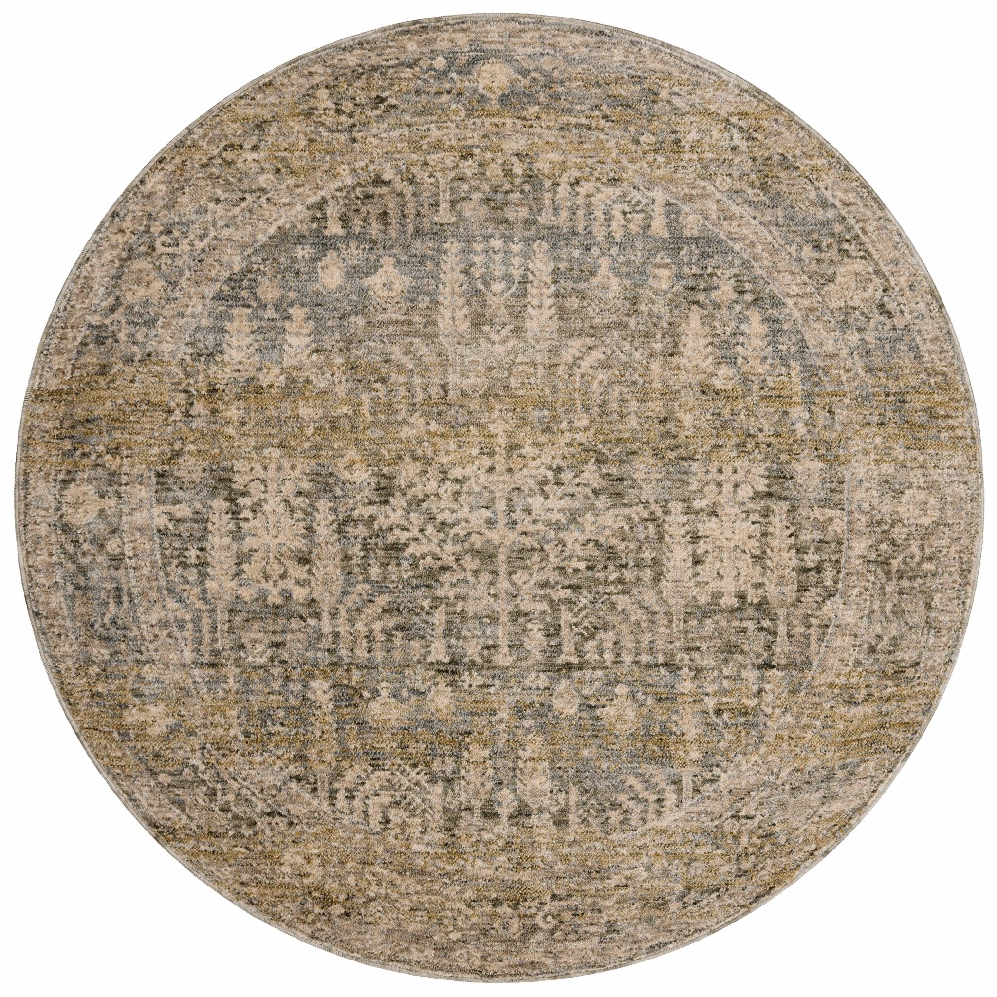 Magnolia Home by Joanna Gaines x Loloi Junie Moss / Natural 11' - 6" x 15' - 7" Area Rug White Cliff Studio Area Rugs