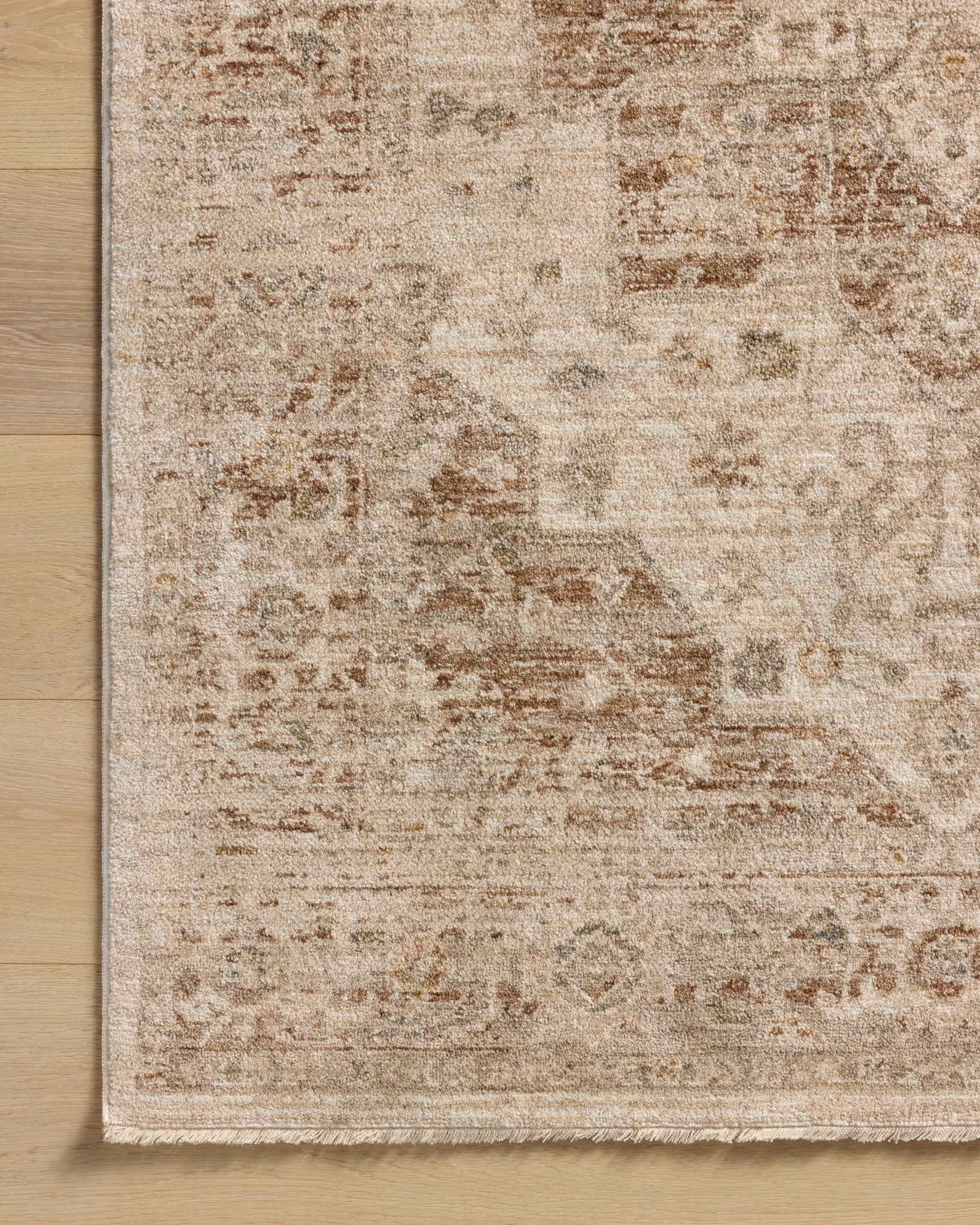 Magnolia Home by Joanna Gaines x Loloi Junie Natural / Clay 11' - 6" x 15' - 7" Area Rug White Cliff Studio Area Rugs