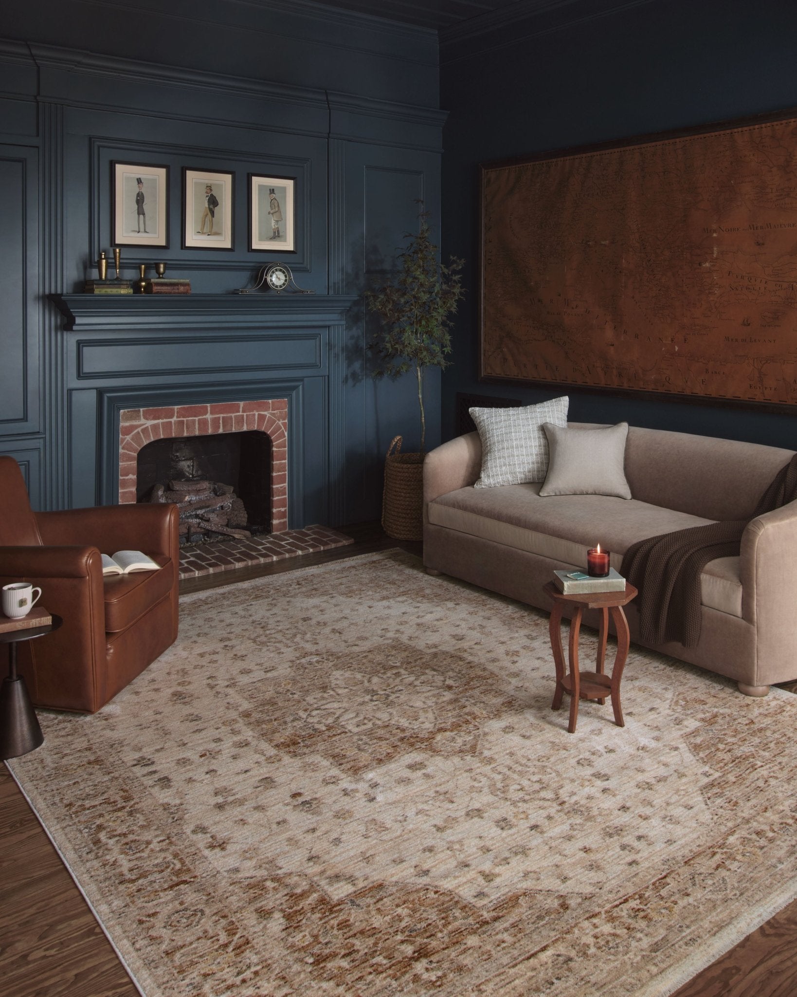 Magnolia Home by Joanna Gaines x Loloi Junie Natural / Clay 11' - 6" x 15' - 7" Area Rug White Cliff Studio Area Rugs