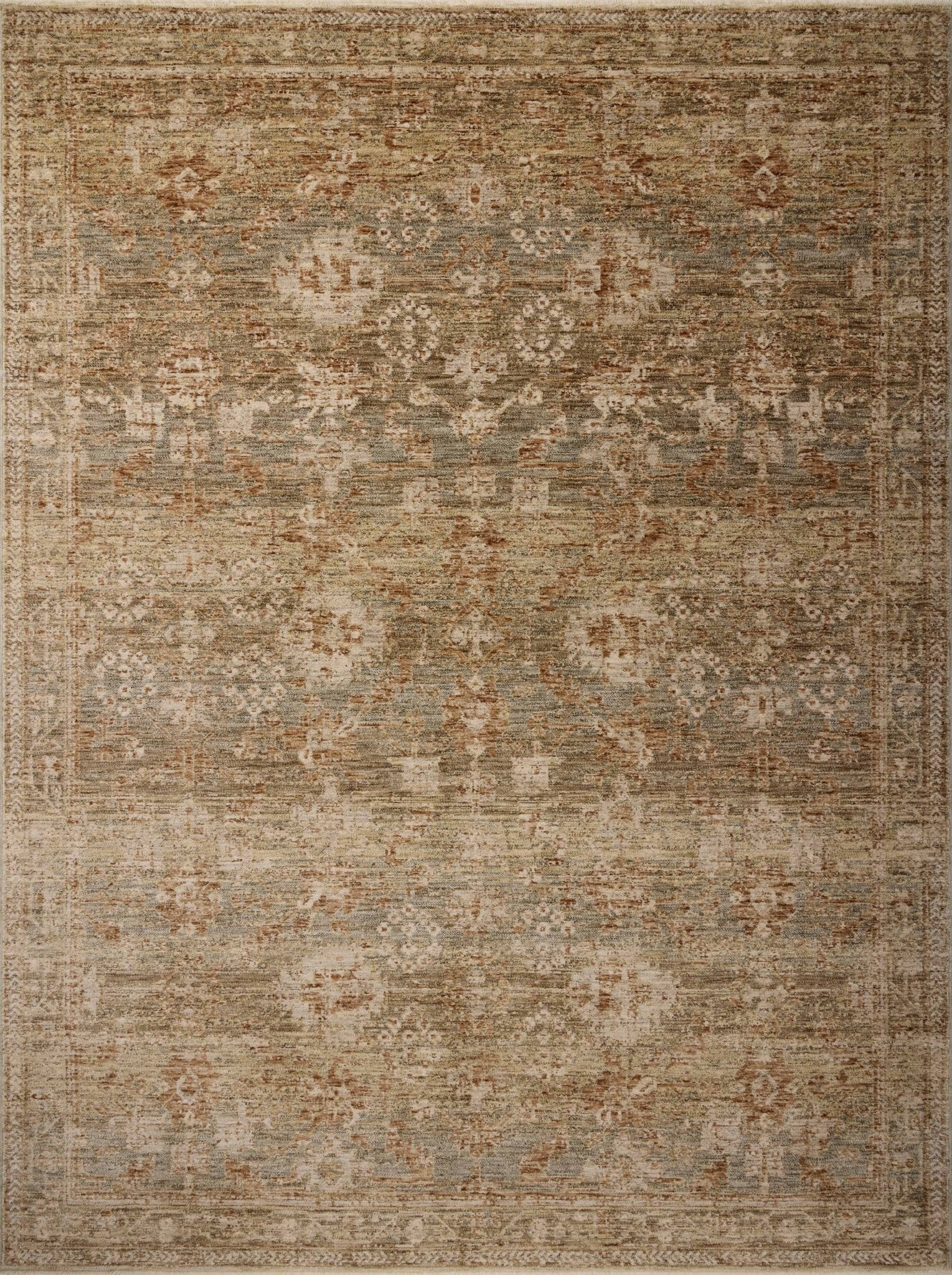 Magnolia Home by Joanna Gaines x Loloi Junie Spice / Multi 11' - 6" x 15' - 7" Area Rug White Cliff Studio Area Rugs