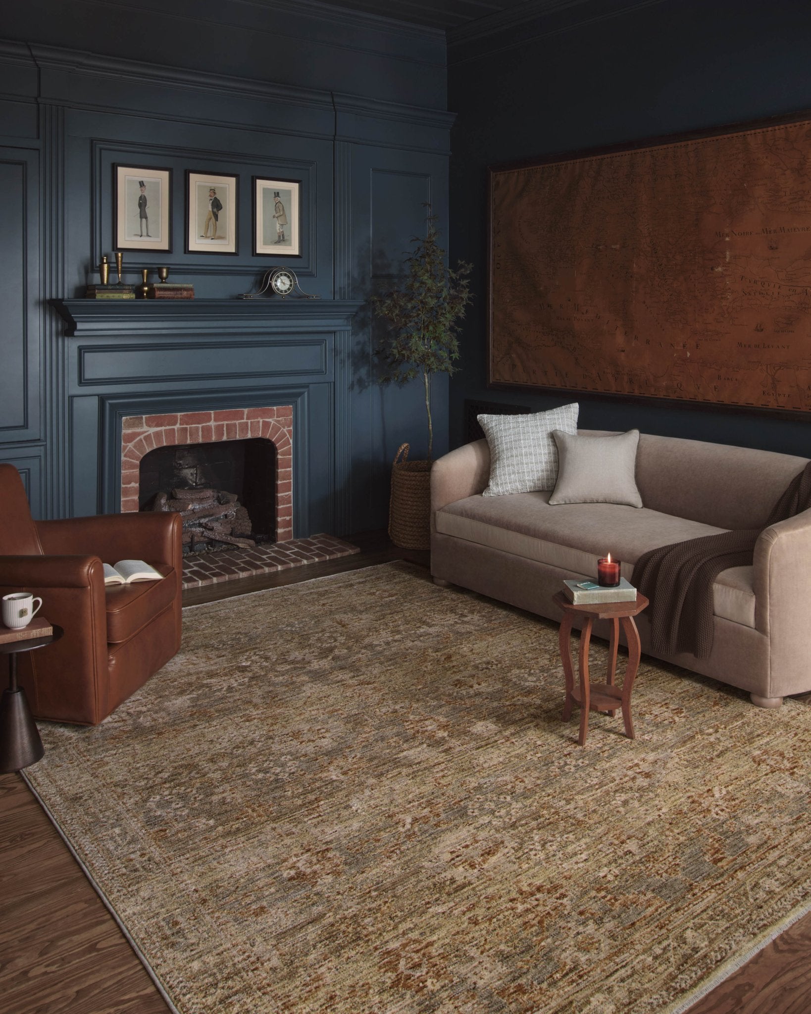 Magnolia Home by Joanna Gaines x Loloi Junie Spice / Multi 11' - 6" x 15' - 7" Area Rug White Cliff Studio Area Rugs