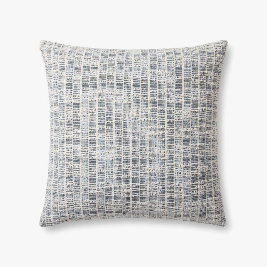 Magnolia Home by Joanna Gaines x Loloi Killian Blue / White Pillow White Cliff Studio Throw Pillows