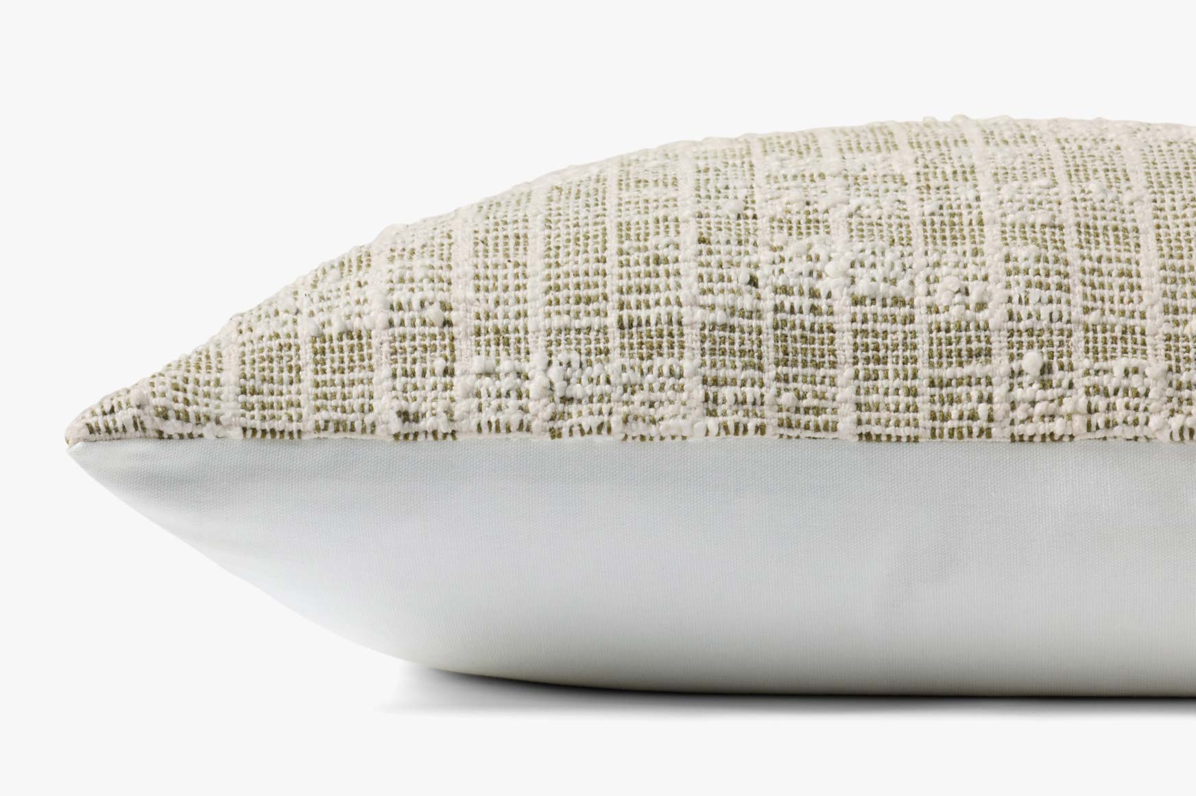 Magnolia Home by Joanna Gaines x Loloi Killian Green / White Pillow White Cliff Studio Throw Pillows