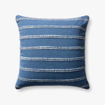 Magnolia Home by Joanna Gaines x Loloi Landry Blue / Natural Pillow White Cliff Studio Throw Pillows