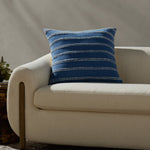 Magnolia Home by Joanna Gaines x Loloi Landry Blue / Natural Pillow White Cliff Studio Throw Pillows