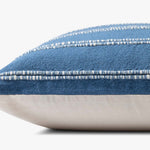 Magnolia Home by Joanna Gaines x Loloi Landry Blue / Natural Pillow White Cliff Studio Throw Pillows