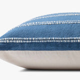 Magnolia Home by Joanna Gaines x Loloi Landry Blue / Natural Pillow White Cliff Studio Throw Pillows