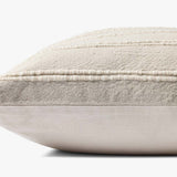 Magnolia Home by Joanna Gaines x Loloi Landry Ivory / Natural Pillow White Cliff Studio Throw Pillows