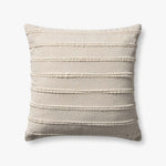 Magnolia Home by Joanna Gaines x Loloi Landry Ivory / Natural Pillow White Cliff Studio Throw Pillows