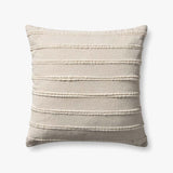 Magnolia Home by Joanna Gaines x Loloi Landry Ivory / Natural Pillow White Cliff Studio Throw Pillows