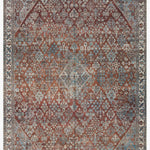 Magnolia Home by Joanna Gaines x Loloi Lenna Brick / Sky Rug White Cliff Studio Area Rugs