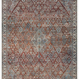 Magnolia Home by Joanna Gaines x Loloi Lenna Brick / Sky Rug White Cliff Studio Area Rugs