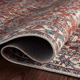 Magnolia Home by Joanna Gaines x Loloi Lenna Brick / Sky Rug White Cliff Studio Area Rugs