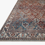 Magnolia Home by Joanna Gaines x Loloi Lenna Brick / Sky Rug White Cliff Studio Area Rugs