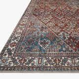 Magnolia Home by Joanna Gaines x Loloi Lenna Brick / Sky Rug White Cliff Studio Area Rugs