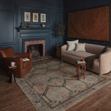 Magnolia Home by Joanna Gaines x Loloi Lenna Denim / Sand Rug White Cliff Studio Area Rugs