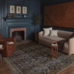Magnolia Home by Joanna Gaines x Loloi Lenna Indigo / Natural Rug White Cliff Studio Area Rugs